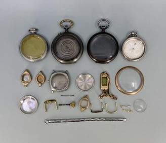 10K RGP Watch Cases and Parts