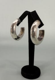 Sterling Silver Hoop Earrings