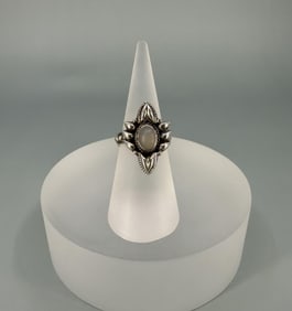 Sterling Silver Moonstone Ring