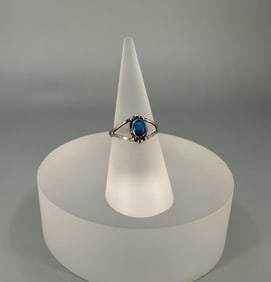 Navajo Sterling Silver Turquoise Ring