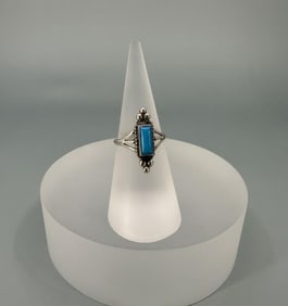 Navajo Sterling Silver Turquoise Ring