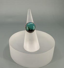 Navajo Sterling Silver Turquoise Ring