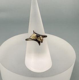 Sterling Silver Grape Leaf Ring