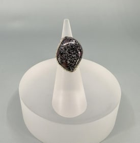 Sterling Silver Ruby Fall Gemstone Ring