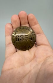 Montana Fort Peck Engineer District Employee Badge