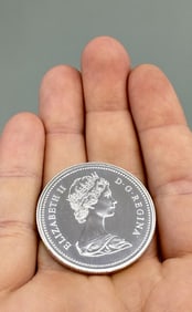 1975 Canada Calgary Centennial Silver Dollar Coin
