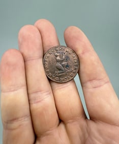 1838 Anti Slavery Hard Times Token