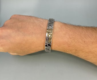 Morgan Silver Dollar Inspired Bracelet