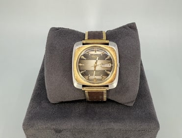 Seiko Automatic 7006-8110 Day Date Two Tone Watch