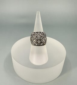 Open Work Sterling Silver Ring