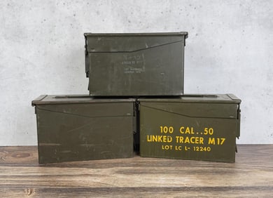 Group Of Ammo Cans