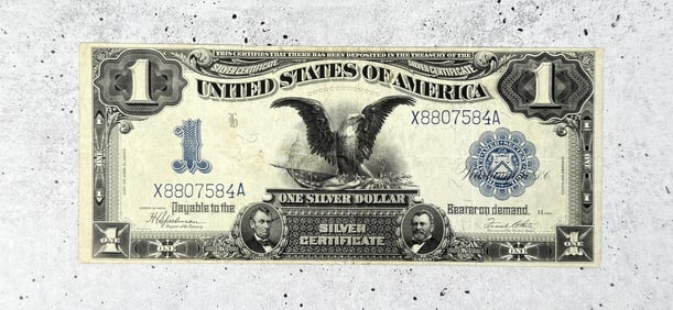 1899 One Dollar Black Eagle Silver Certificate