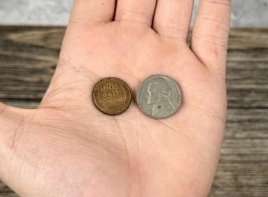 Pair Of Hollow Magic Trick Coins