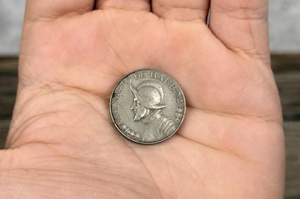 1966 Panama One Quarter Balboa Coin