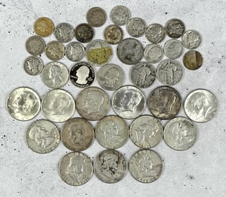 Collection Of Silver US Coins