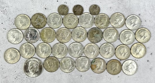 Collection Of US 40% Silver Coins