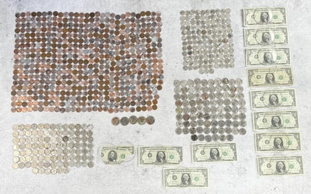 $62.43 Face Value Of US Coins & Currency