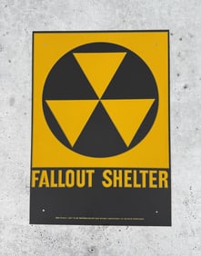 US Department of Defense Fallout Shelter Sign