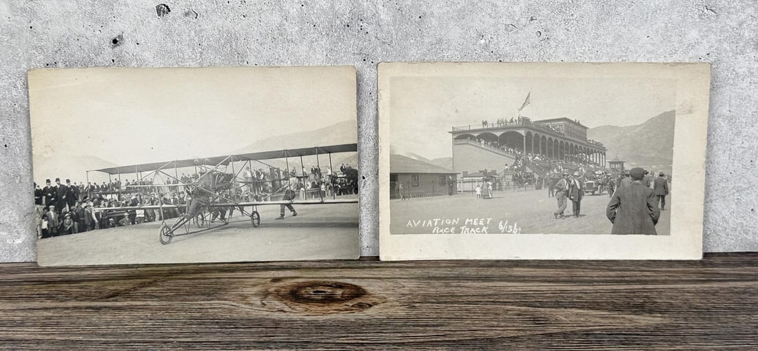 Montana Aviation RPPC Postcards: Two total
