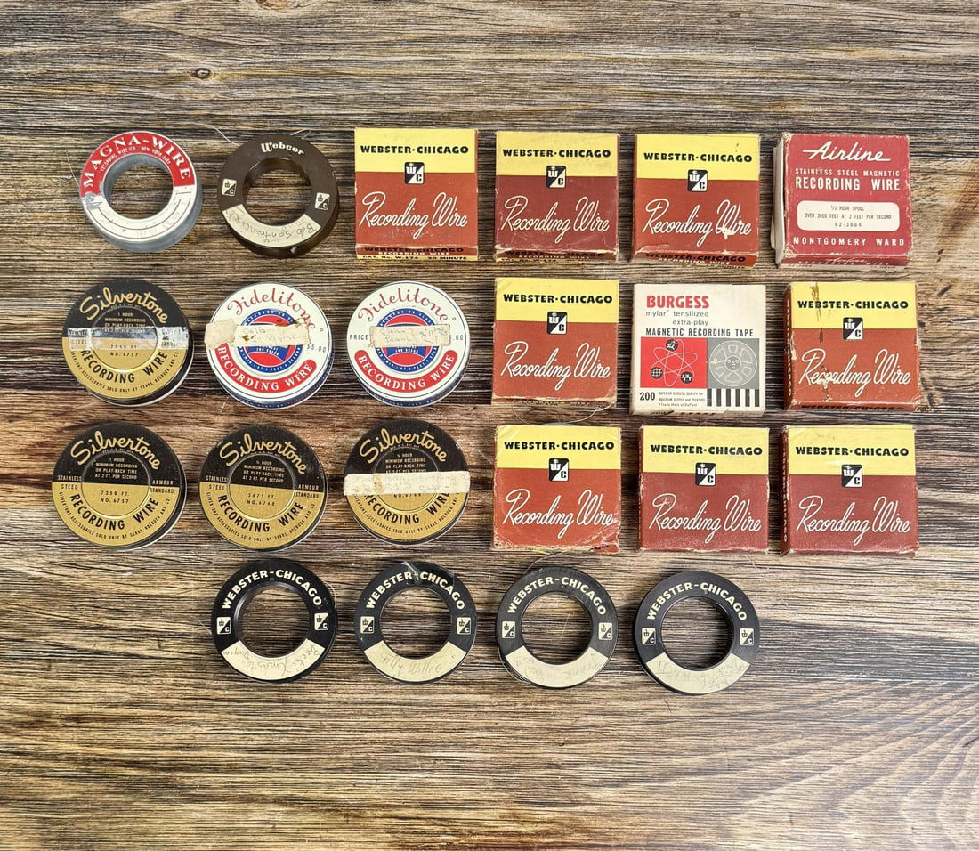 Wire Recorder Spools Programs (1 of 4)