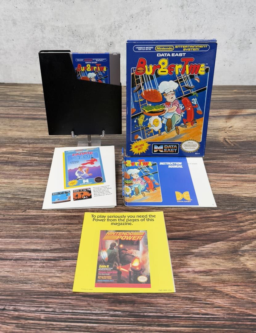 Burgertime NES Video Game CIB (1 of 8)