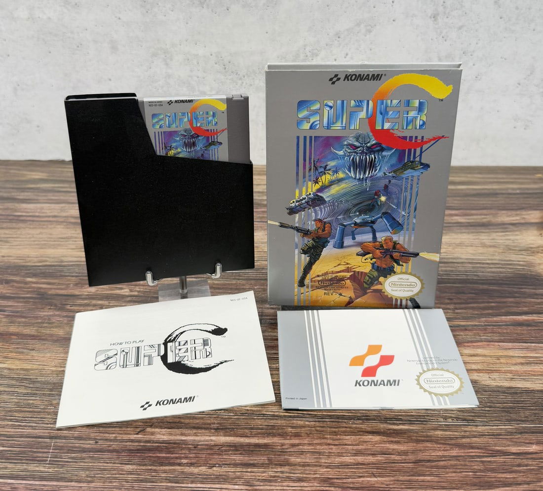 Super C Contra NES Video Game CIB (1 of 8)
