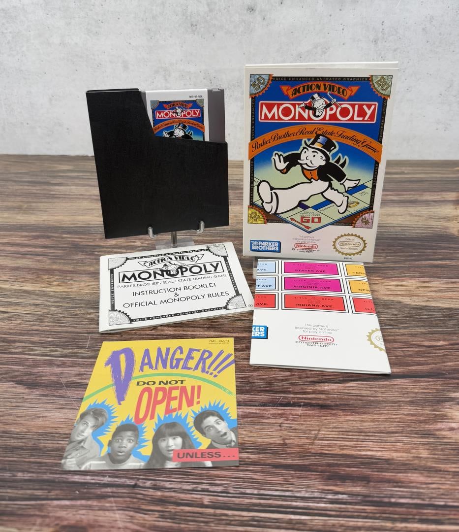 Monopoly NES Video Game CIB (1 of 7)