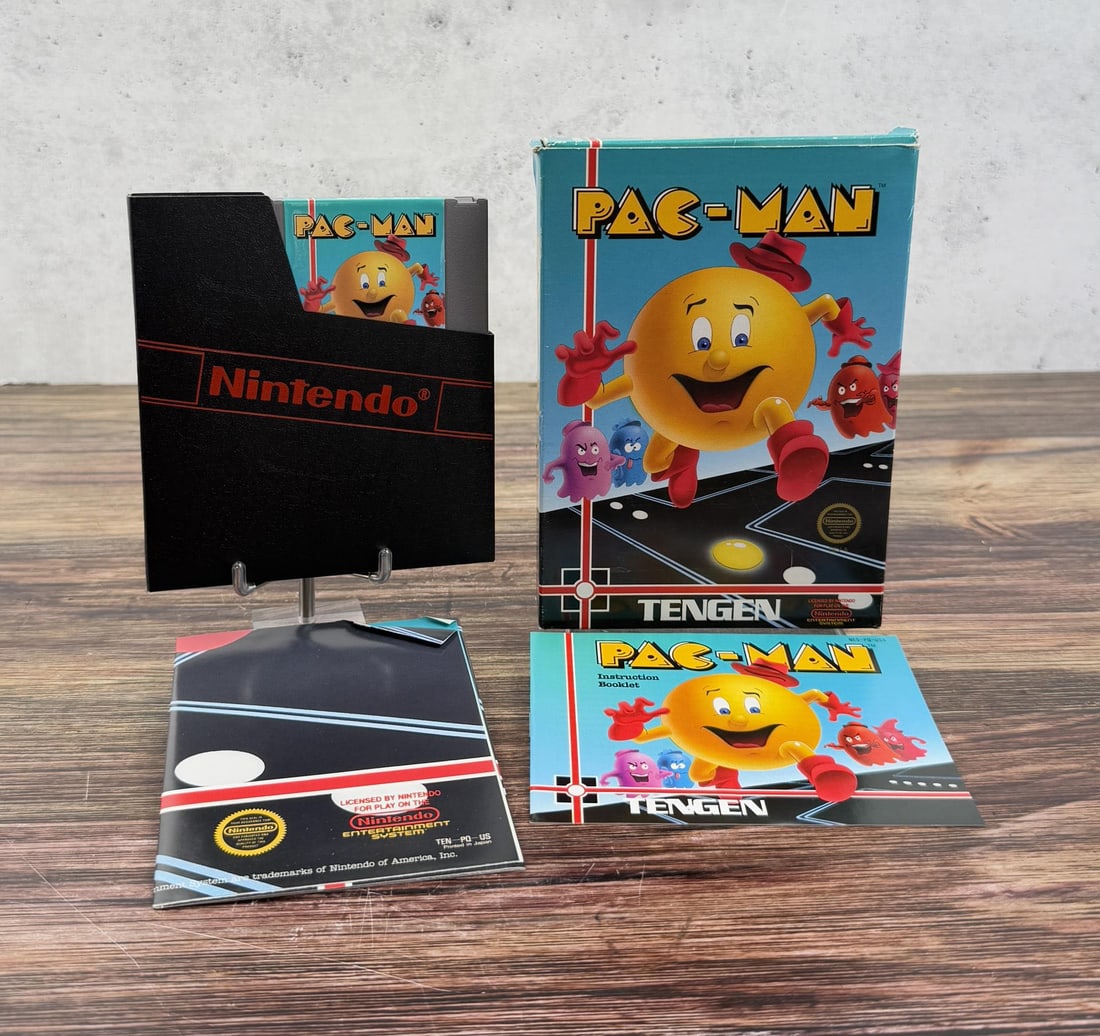 Pac-Man Tengen NES Video Game CIB (1 of 8)