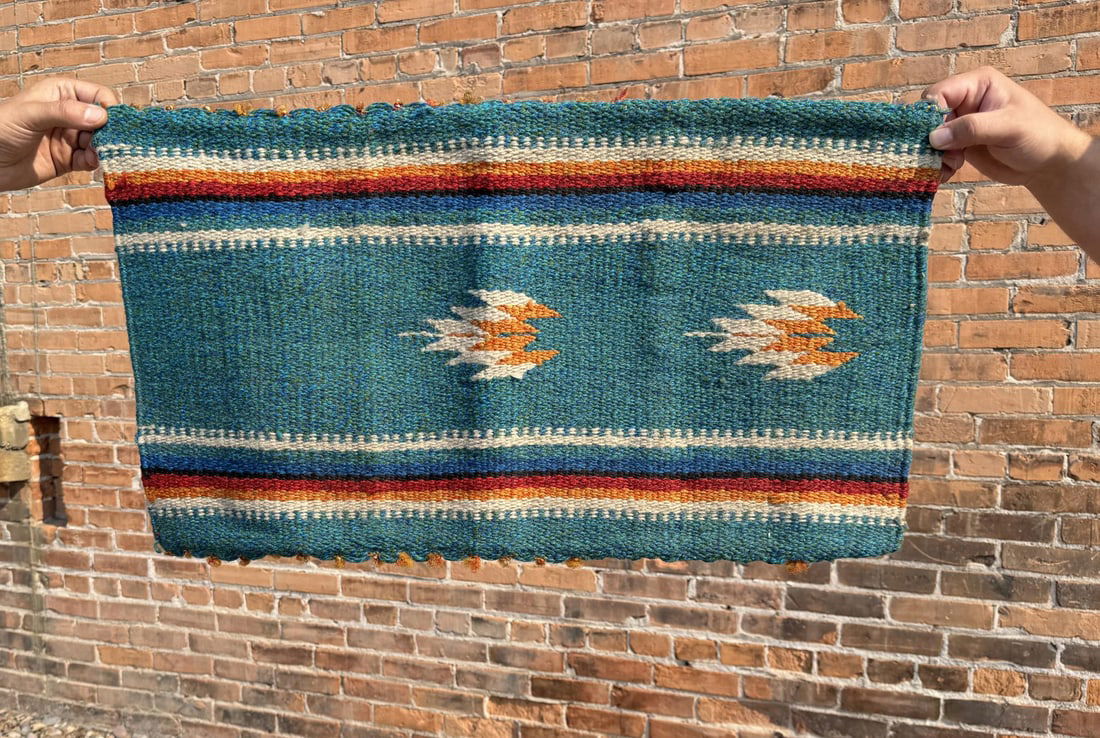 Chimayo Native American Indian Blanket Rug (1 of 6)