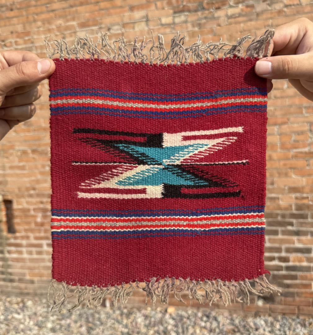 Chimayo Native American Indian Blanket Rug (1 of 4)