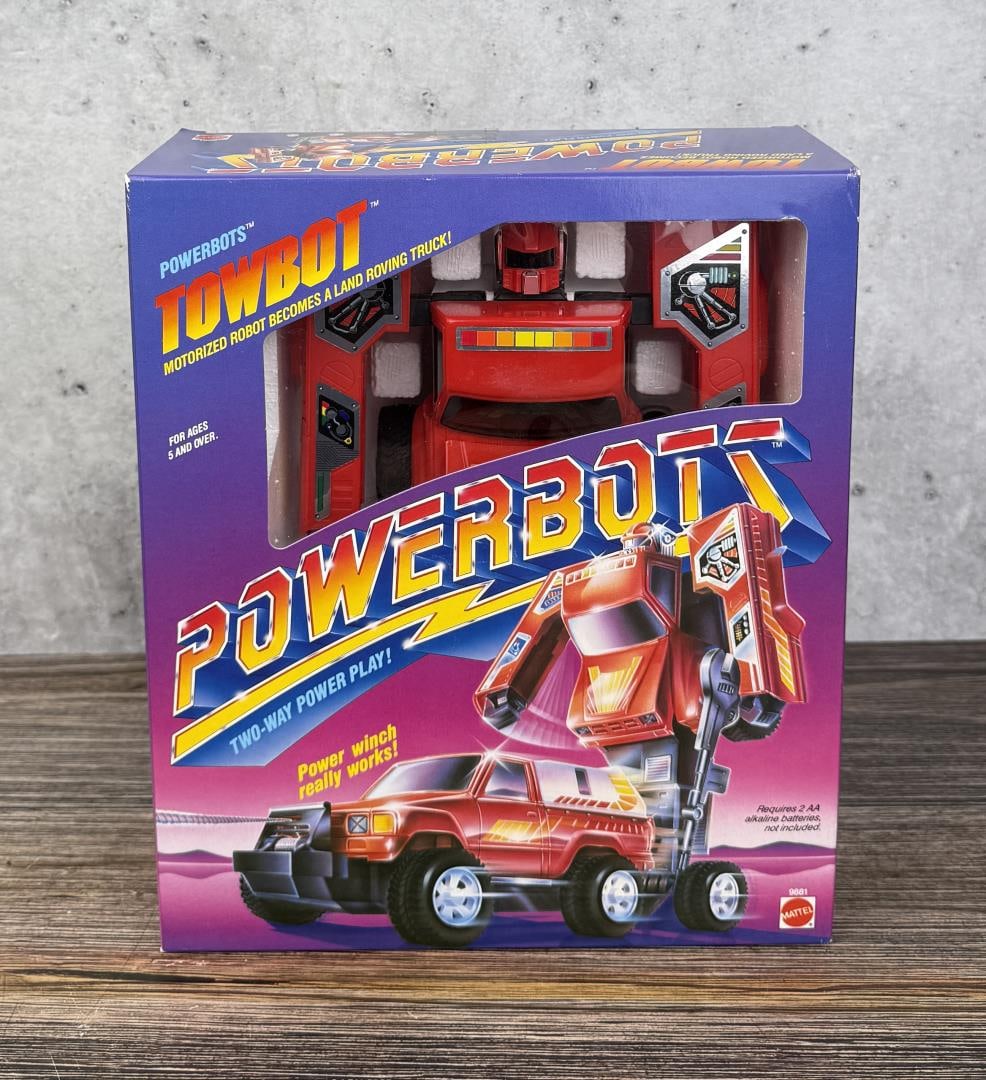 Mattel 9881 Powerbots Towbot Robot Toy: New in sealed box