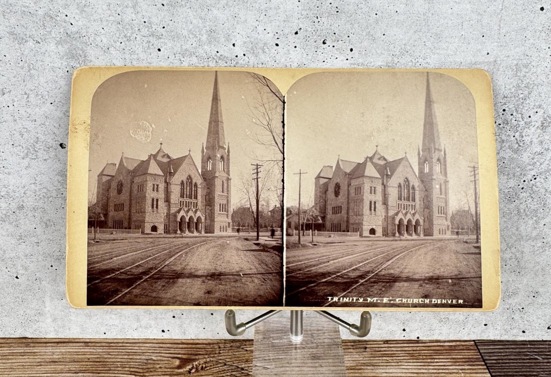 Trinity Church Denver Colorado Stereoview (1 of 4)