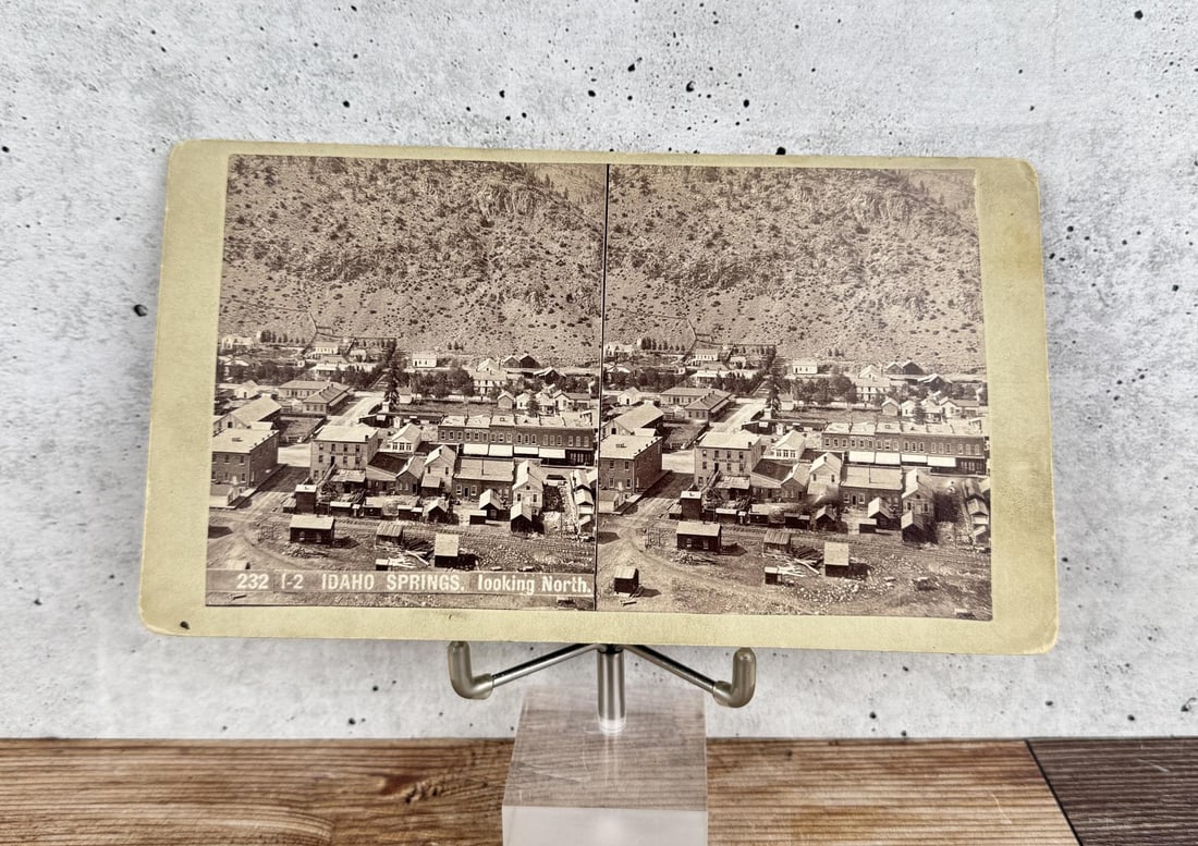 Weitfle Idaho Springs Looking North Stereoview (1 of 6)