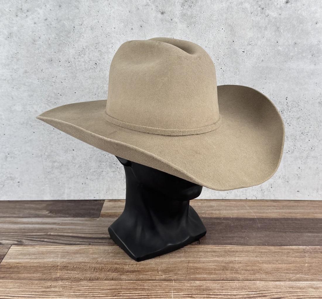 MHT 3x Beaver Montana Cowboy Hat: Size 6 7/8