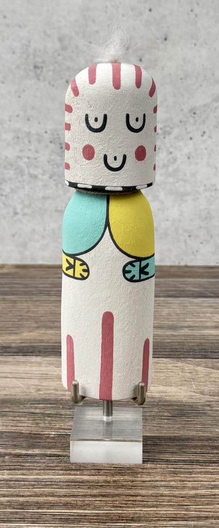Vincent Seckletstewa Hopi Indian Kachina Doll: 8" tall. Kachina dolls are extremely delicate, with fragile appendages, paint, and construction that are highly susceptible to damage during handling and transit. While we will take every reasonable p