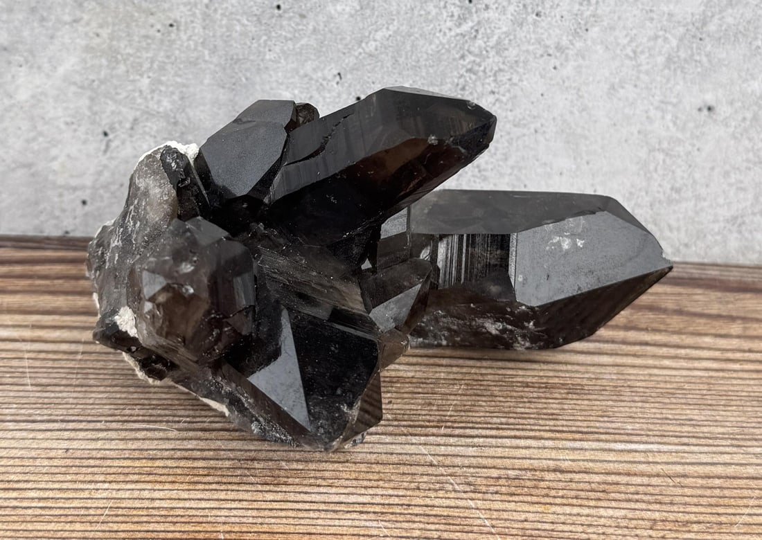 Smoky Quartz Crystal Cluster Mineral Specimen (1 of 5)