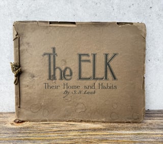 The Elk Their Home And Habits