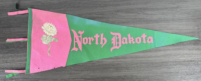 North Dakota Souvenir Felt Pennant