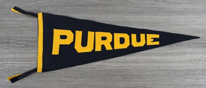 Purdue University Sewn On Souvenir Felt Pennant