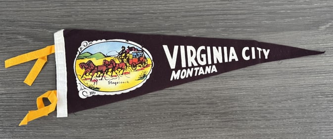 Virginia City Montana Souvenir Pennant