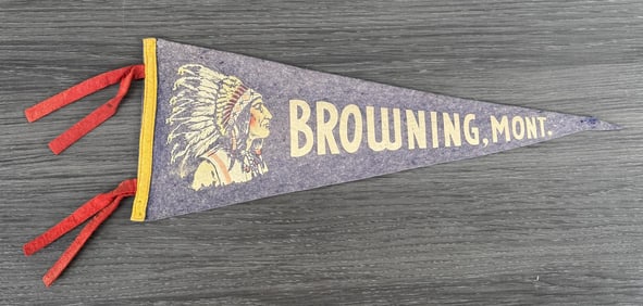 Browning Montana Souvenir Felt Pennant