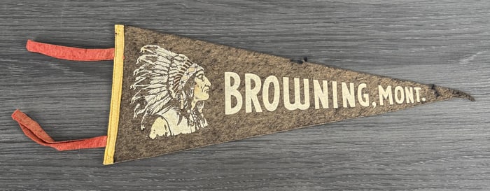 Browning Montana Souvenir Felt Pennant