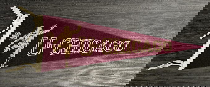University Of Chicago Football Pennant