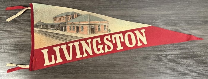 Livingston Montana Souvenir Felt Pennant