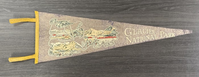 Glacier National Park Montana Souvenir Pennant