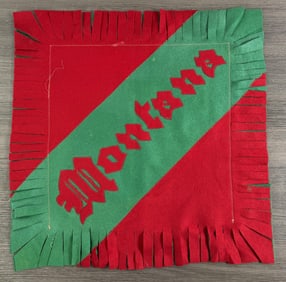 Montana Souvenir Felt Pillow Cover