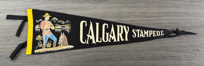 Calgary Stampede Souvenir Felt Pennant