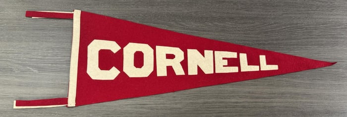 Cornell University Sewn On Souvenir Felt Pennant