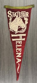 Antique Helena Montana State Fair Pennant