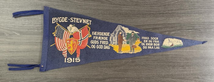 1915 Bygde Stevnet Felt Pennant